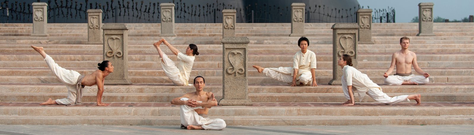 Angamardhana yoga practice